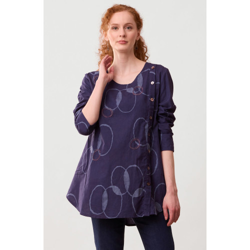 Smitali Scoop-Neck Swing Tunic - Starlight